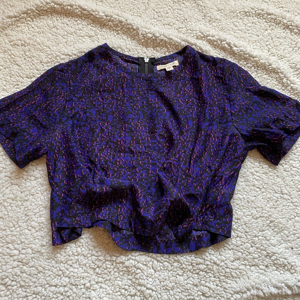 Urban Outfitters Patterned Crop Top
